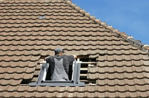 Pose de velux - Menville